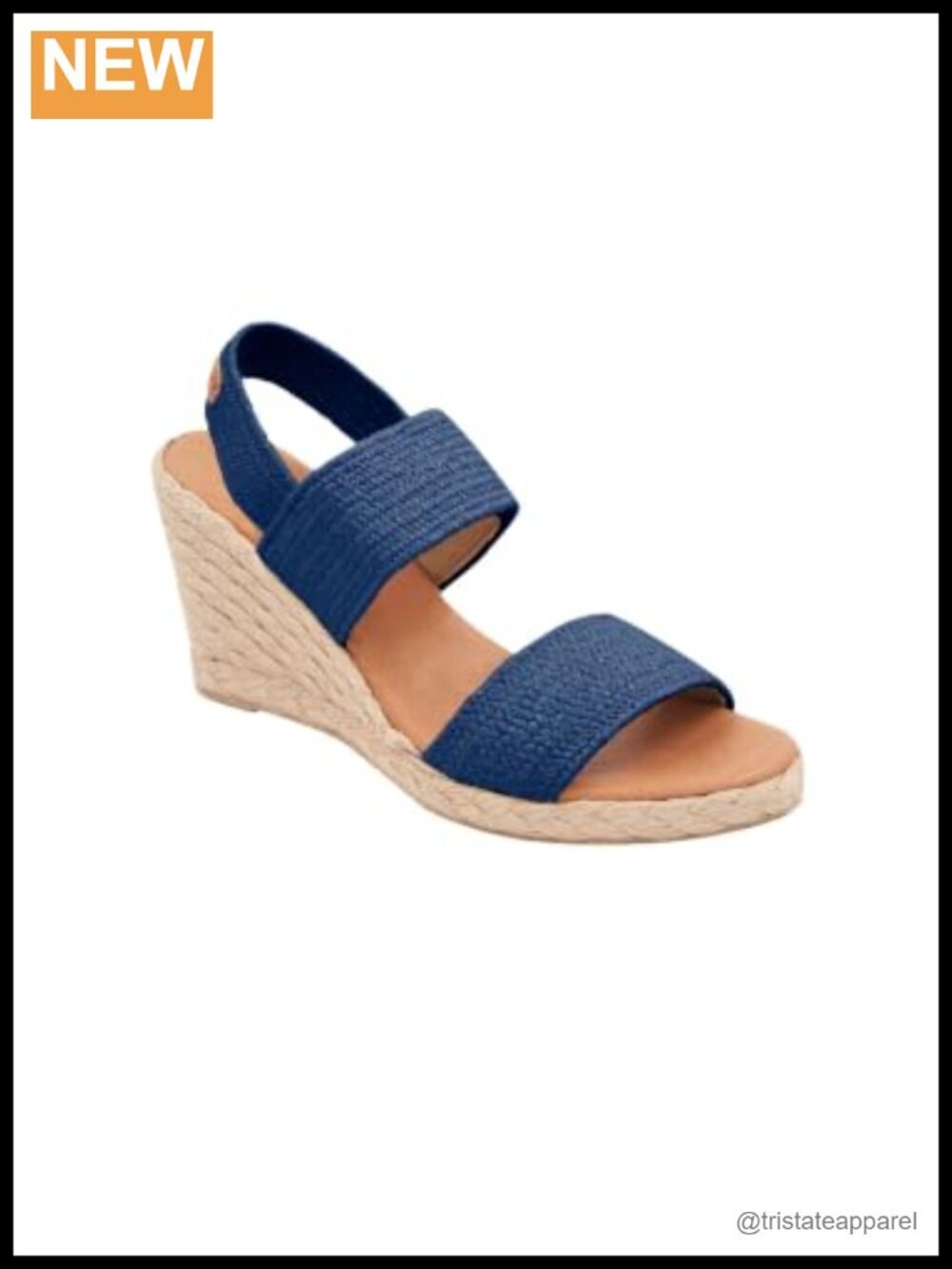 Woven Espadrille Wedge Sandals Slip On Slingback Comfort